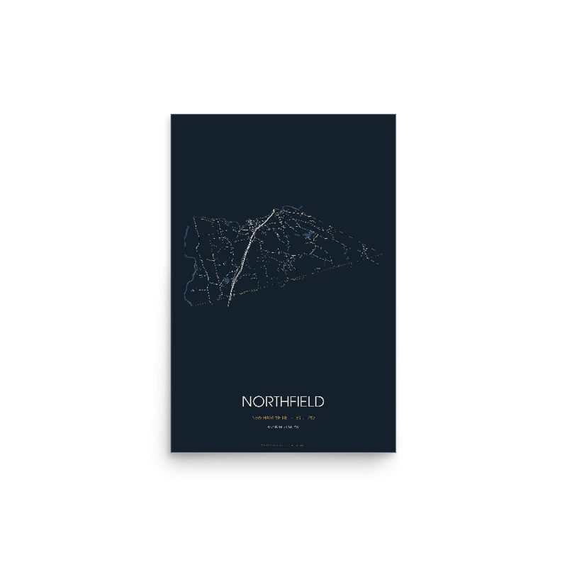 Northfield Street Map Poster · Midnight