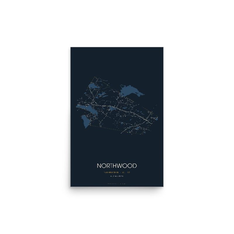 Northwood Street Map Poster · Midnight