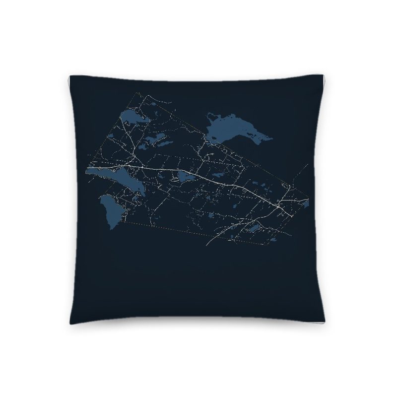 Northwood Map Throw Pillow