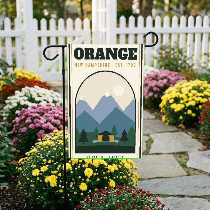 Orange Garden Flag