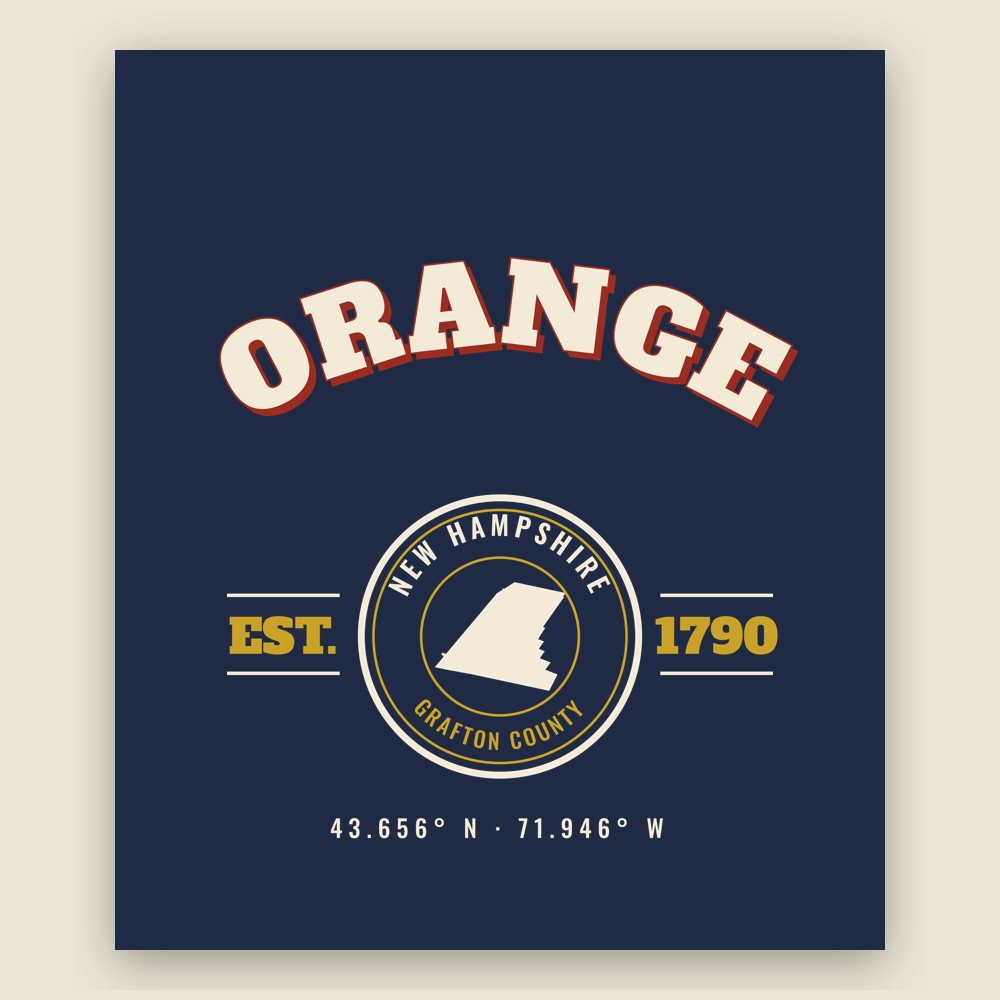 Orange Est. Tee
