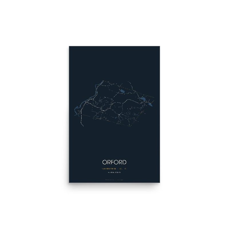 Orford Street Map Poster · Midnight