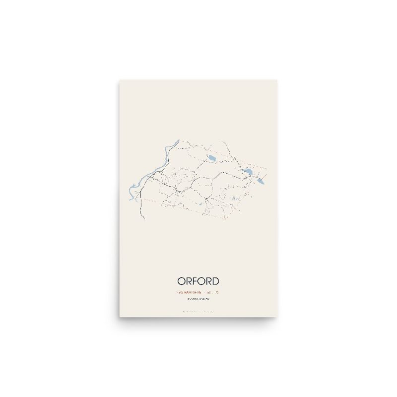 Orford Street Map Poster · Linen