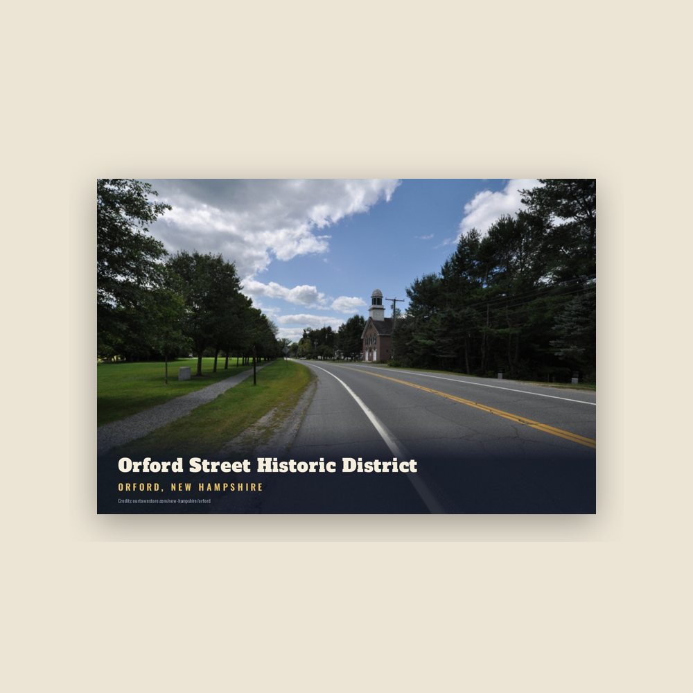Orford Orford Street Historic District Postcard