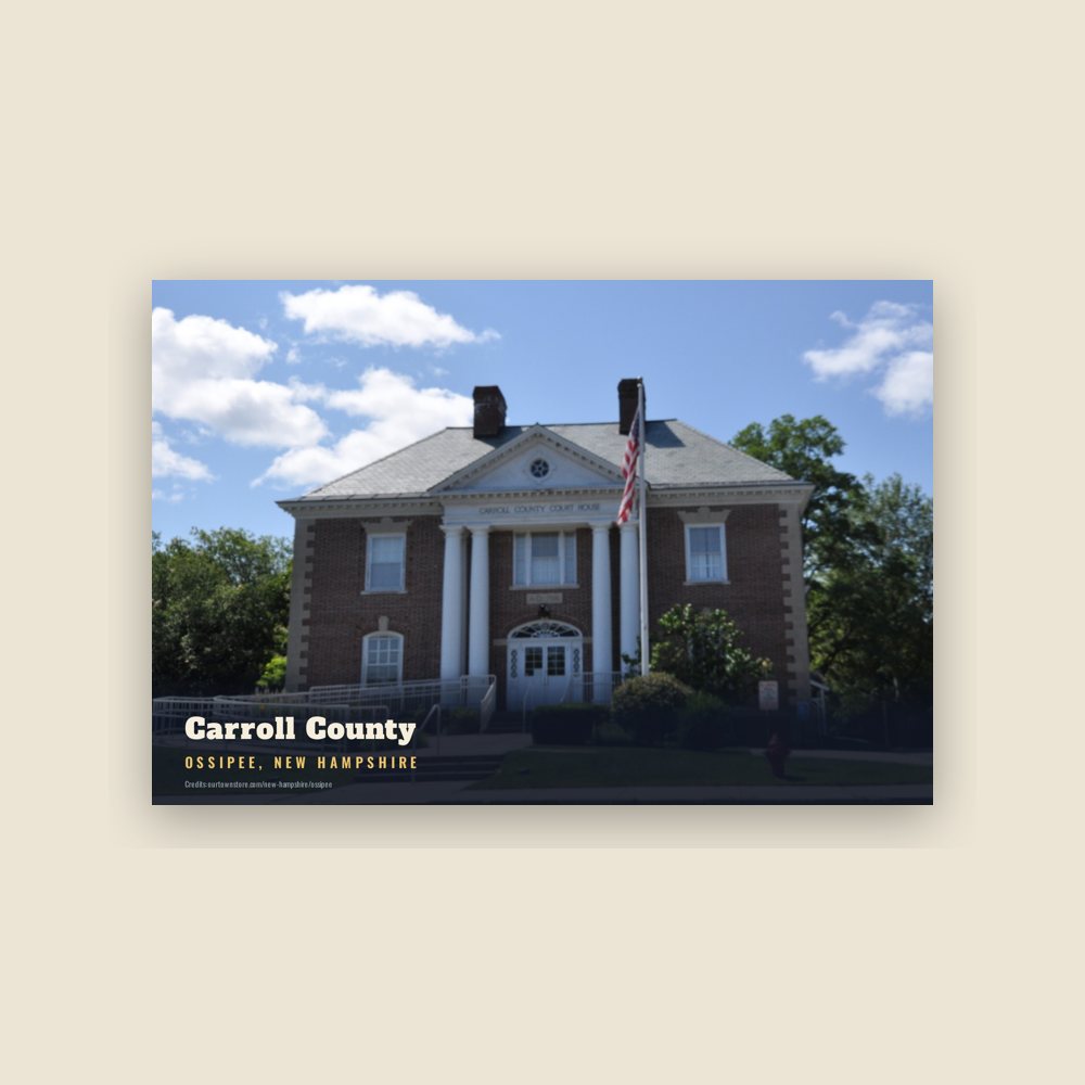 Ossipee Carroll County Postcard