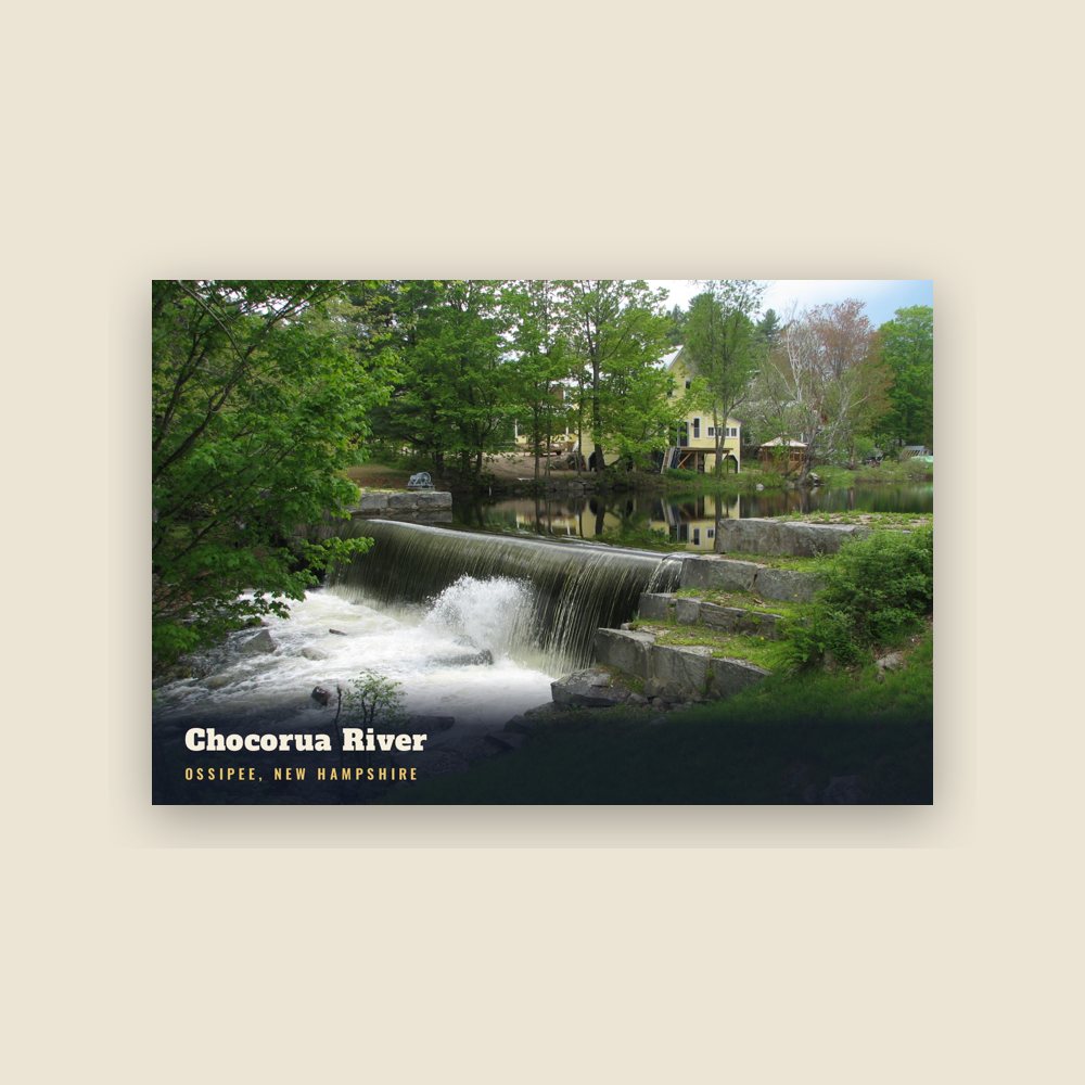 Ossipee Chocorua River Postcard