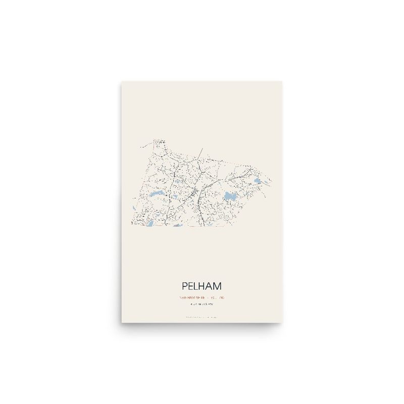 Pelham Street Map Poster · Linen