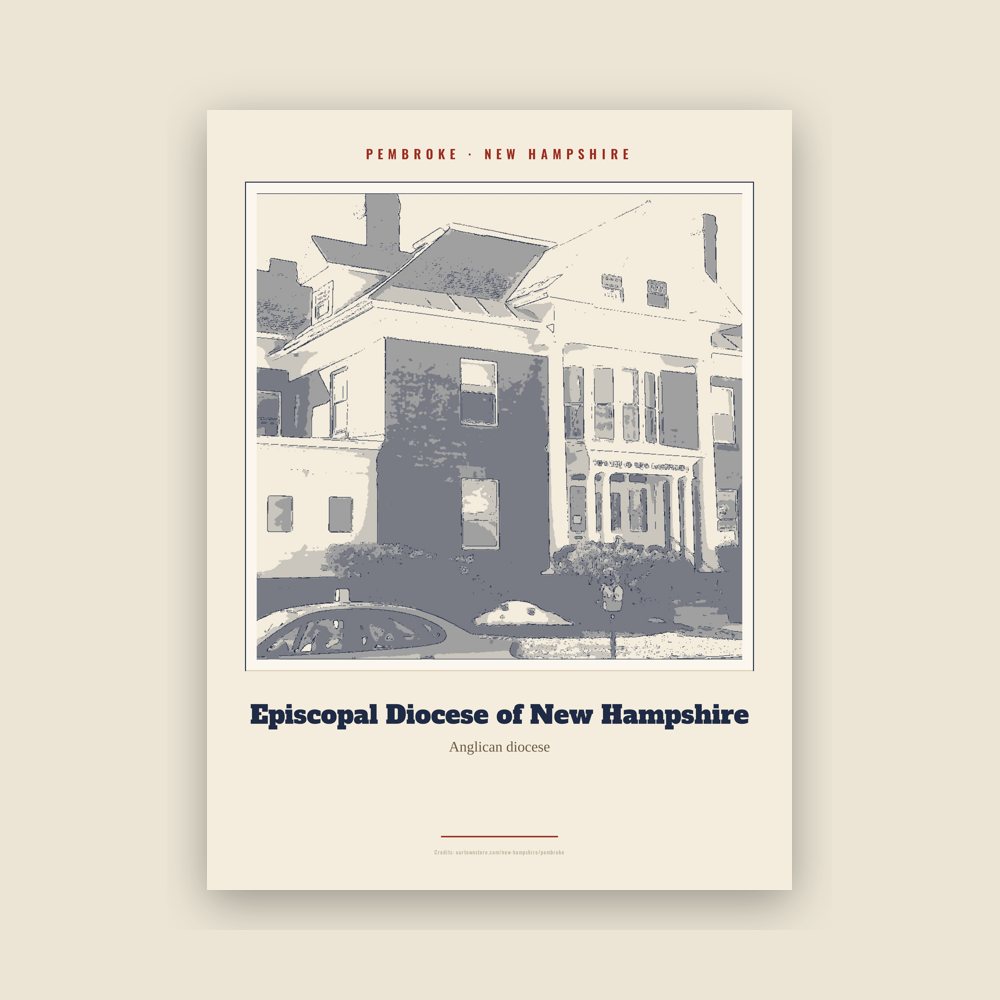 Pembroke Episcopal Diocese of New Hampshire Landmark Print