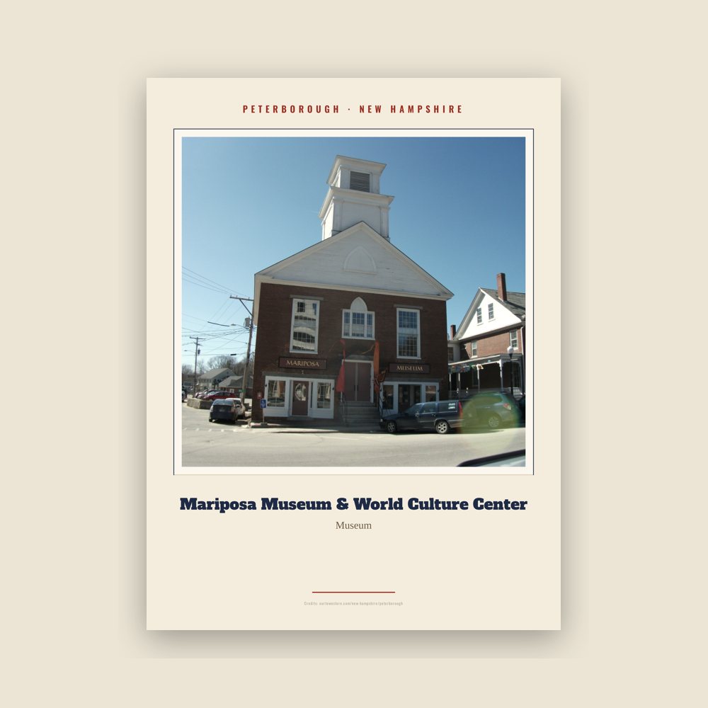 Peterborough Mariposa Museum & World Culture Center Landmark Print