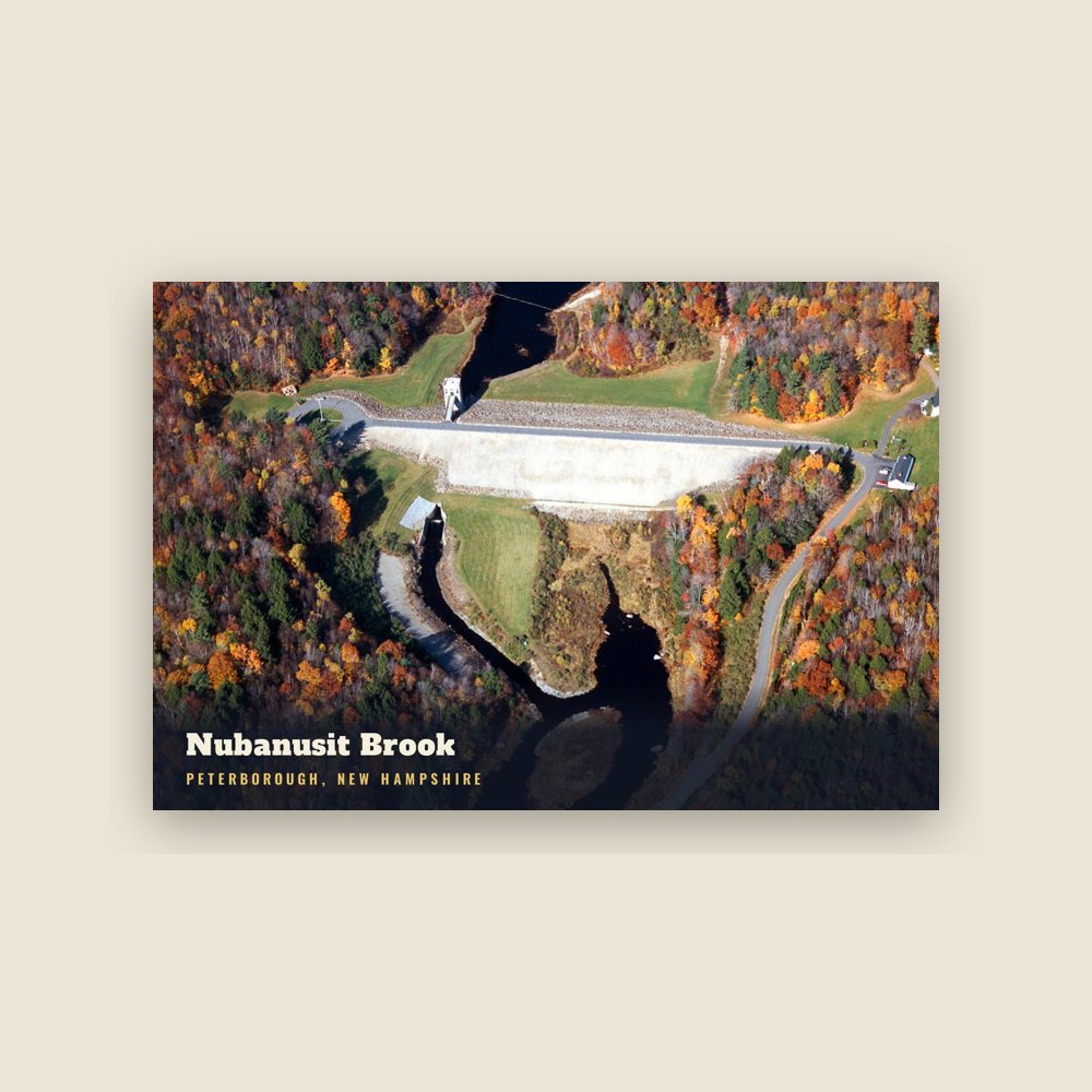 Peterborough Nubanusit Brook Postcard
