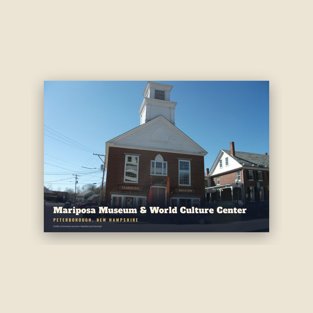 Peterborough Mariposa Museum & World Culture Center Postcard