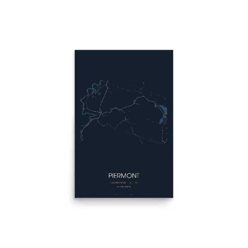 Piermont Street Map Poster · Midnight