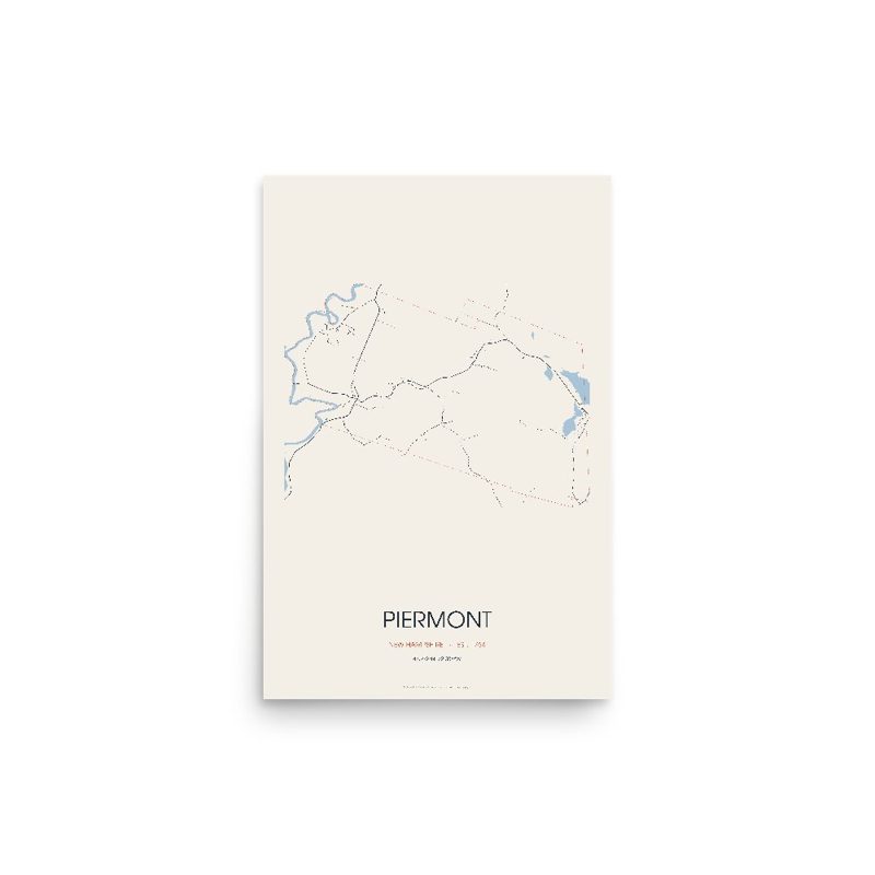 Piermont Street Map Poster · Linen