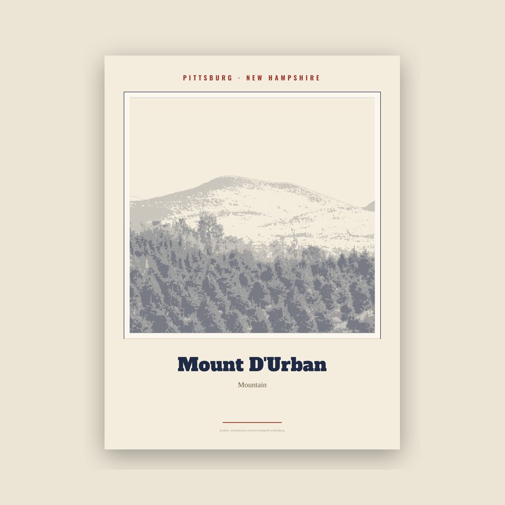 Pittsburg Mount D'Urban Landmark Print