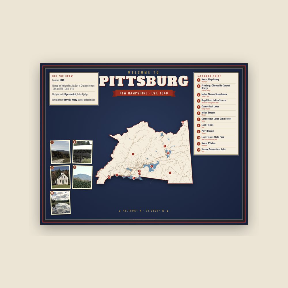 Pittsburg Map Placemat