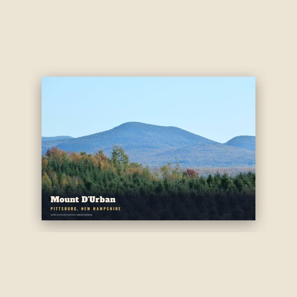 Pittsburg Mount D'Urban Postcard