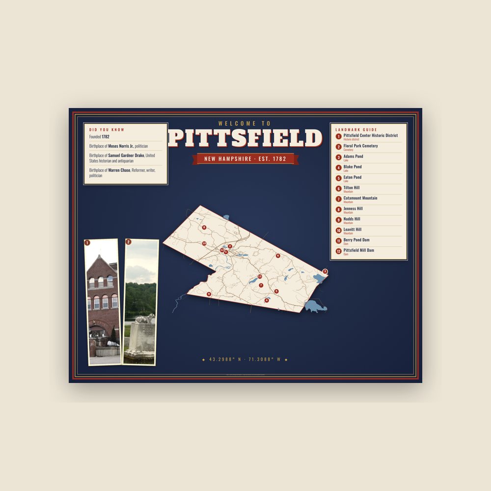 Pittsfield Map Placemat