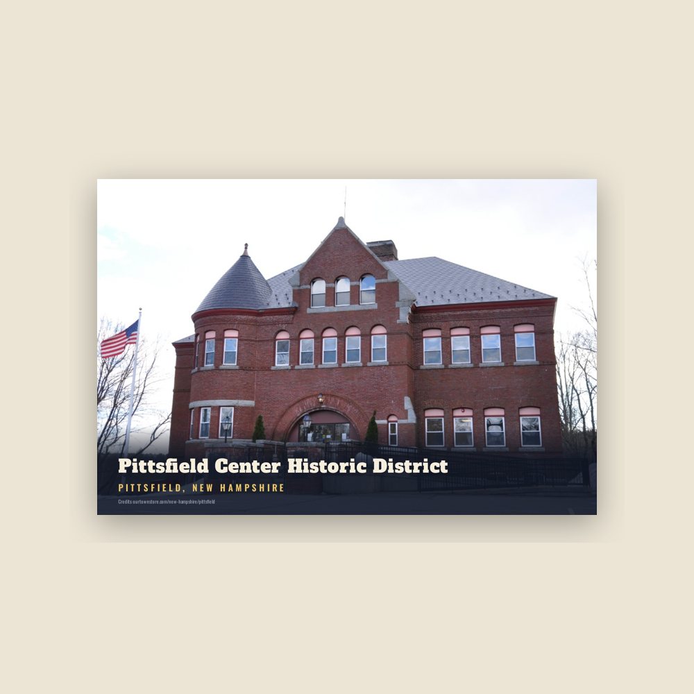 Pittsfield Pittsfield Center Historic District Postcard