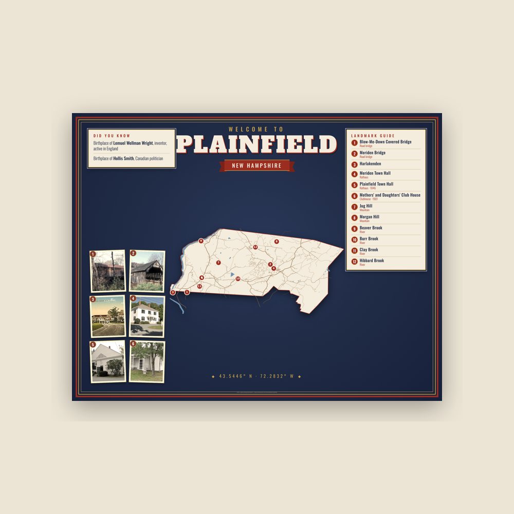 Plainfield Map Placemat
