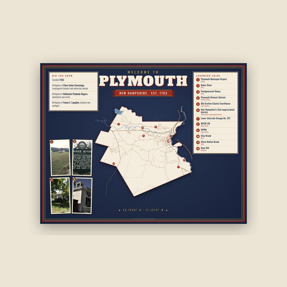 Plymouth Map Placemat