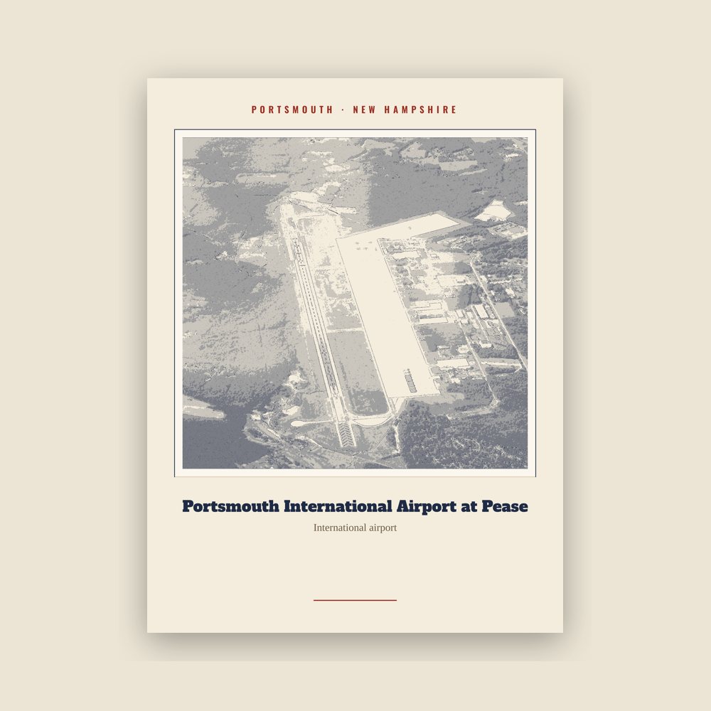 Portsmouth Portsmouth International Airport at Pease Landmark Print