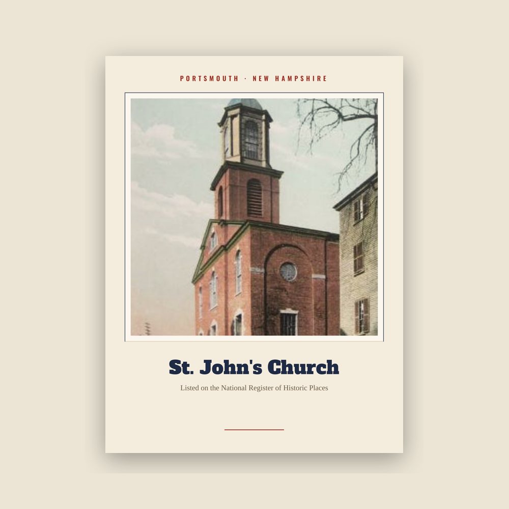 Portsmouth St. John's Church Landmark Print