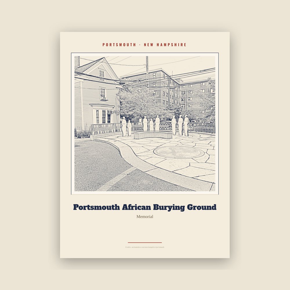 Portsmouth Portsmouth African Burying Ground Landmark Print