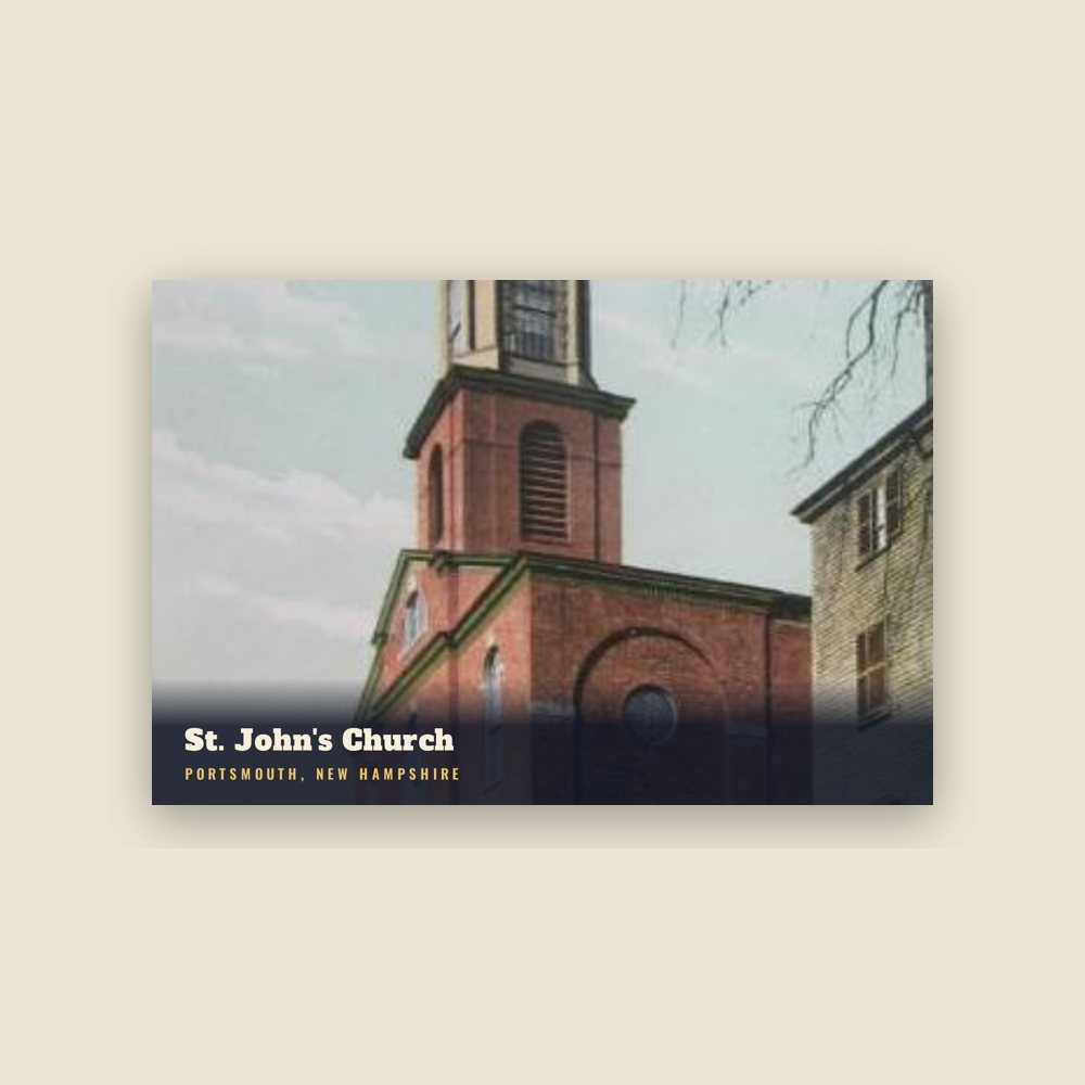 Portsmouth St. John's Church Postcard