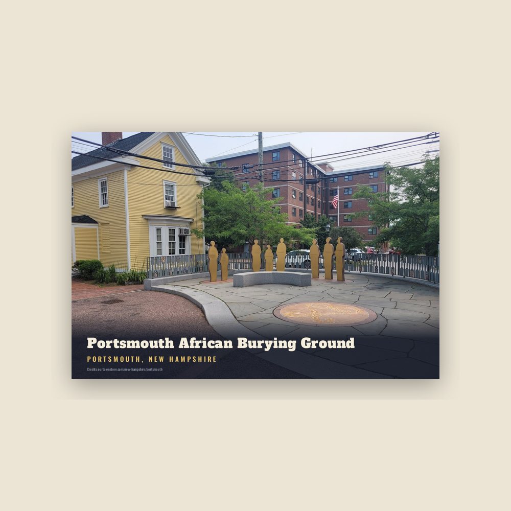 Portsmouth Portsmouth African Burying Ground Postcard