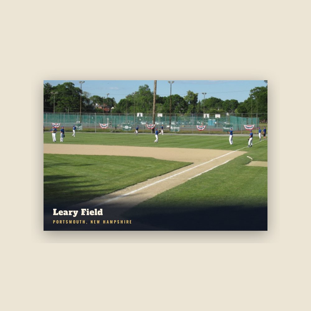 Portsmouth Leary Field Postcard