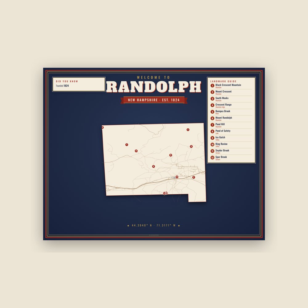 Randolph Map Placemat