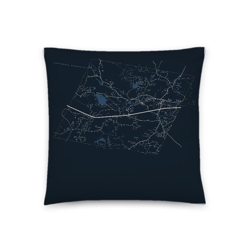 Raymond Map Throw Pillow