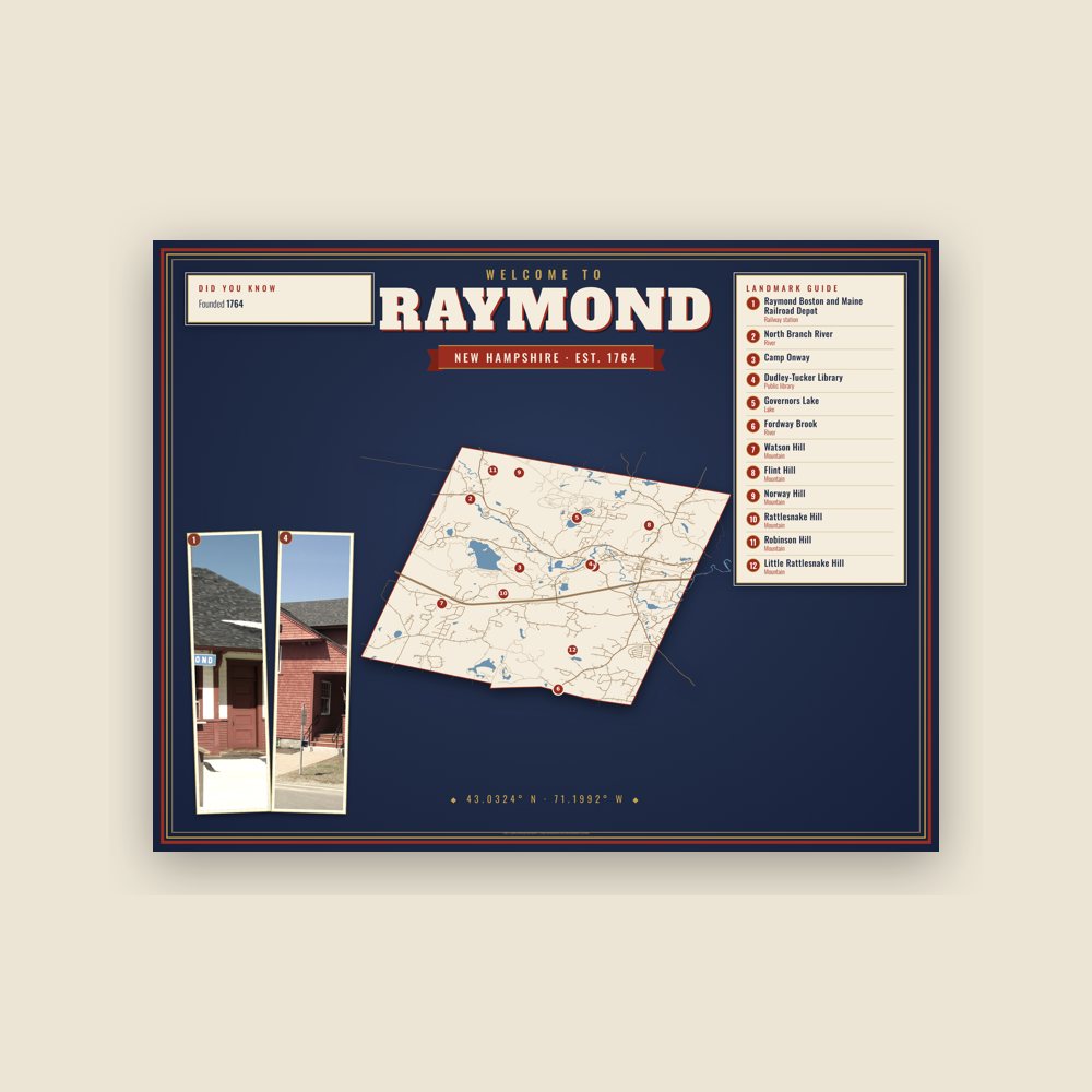 Raymond Map Placemat