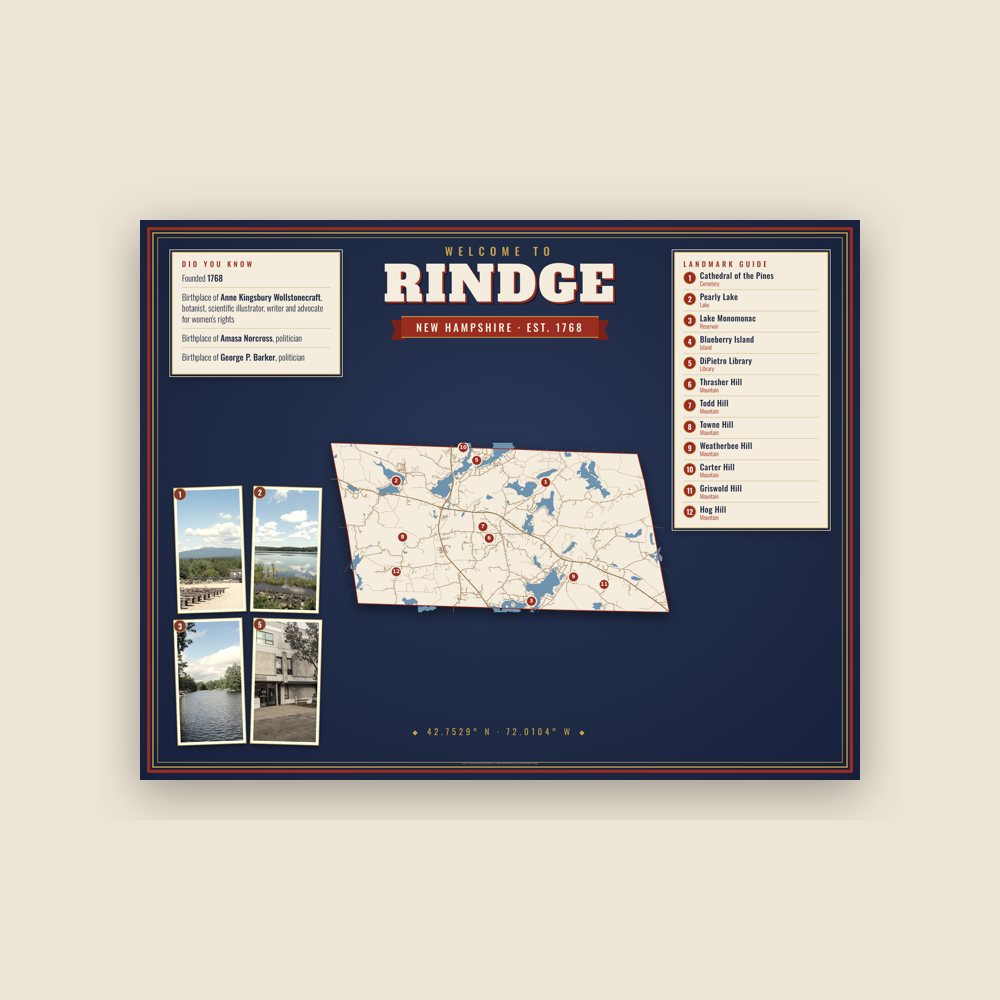 Rindge Map Placemat