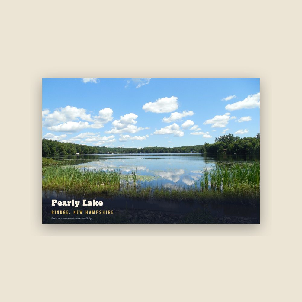 Rindge Pearly Lake Postcard