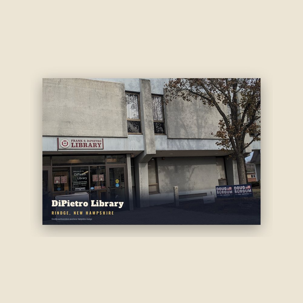 Rindge DiPietro Library Postcard