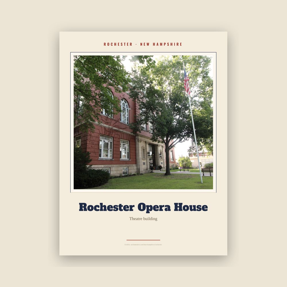 Rochester Rochester Opera House Landmark Print