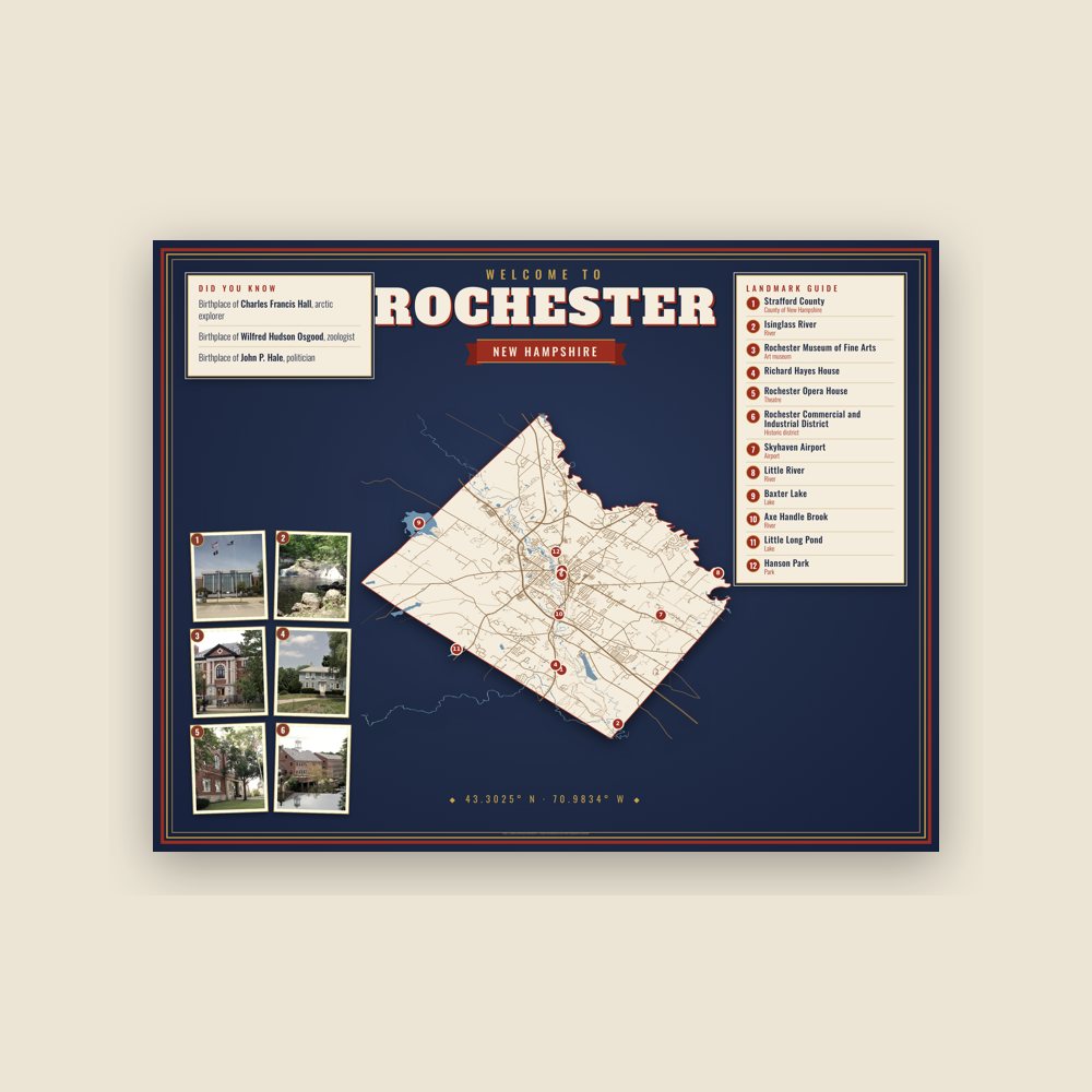 Rochester Map Placemat