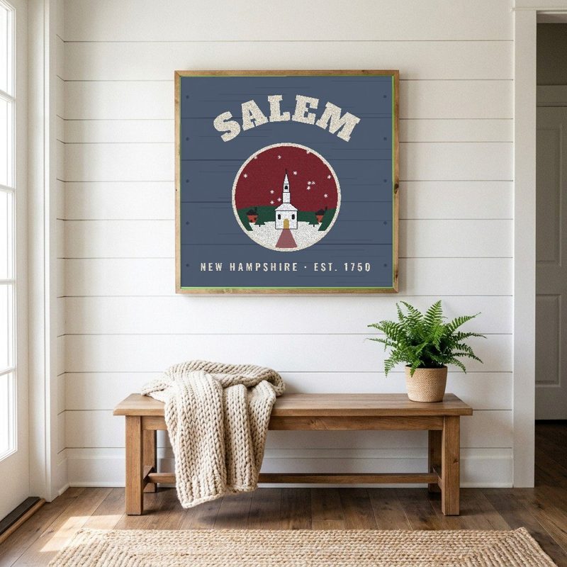 Salem Hometown Wood Sign
