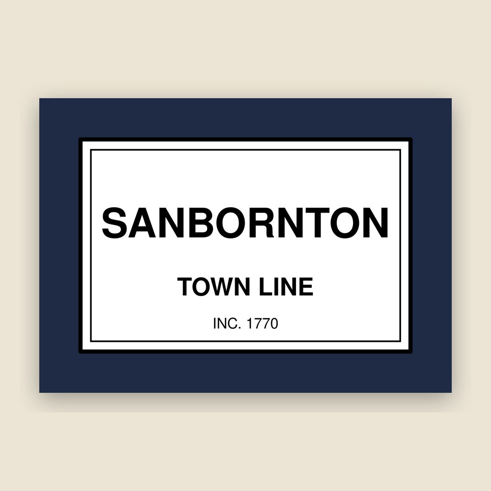 Sanbornton Cork Coaster