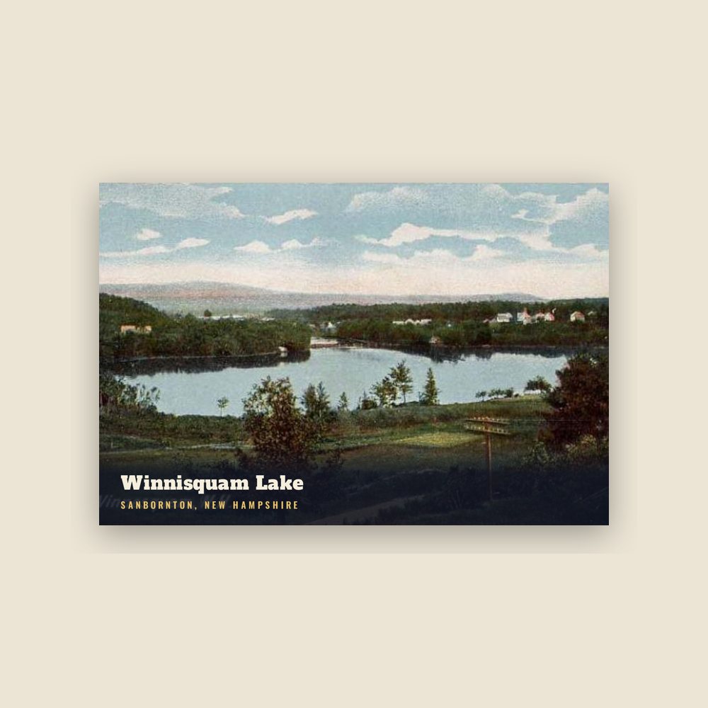Sanbornton Winnisquam Lake Postcard