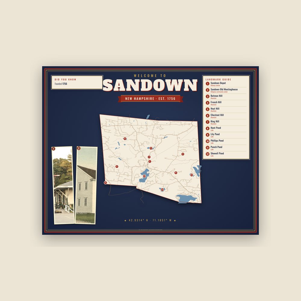 Sandown Map Placemat