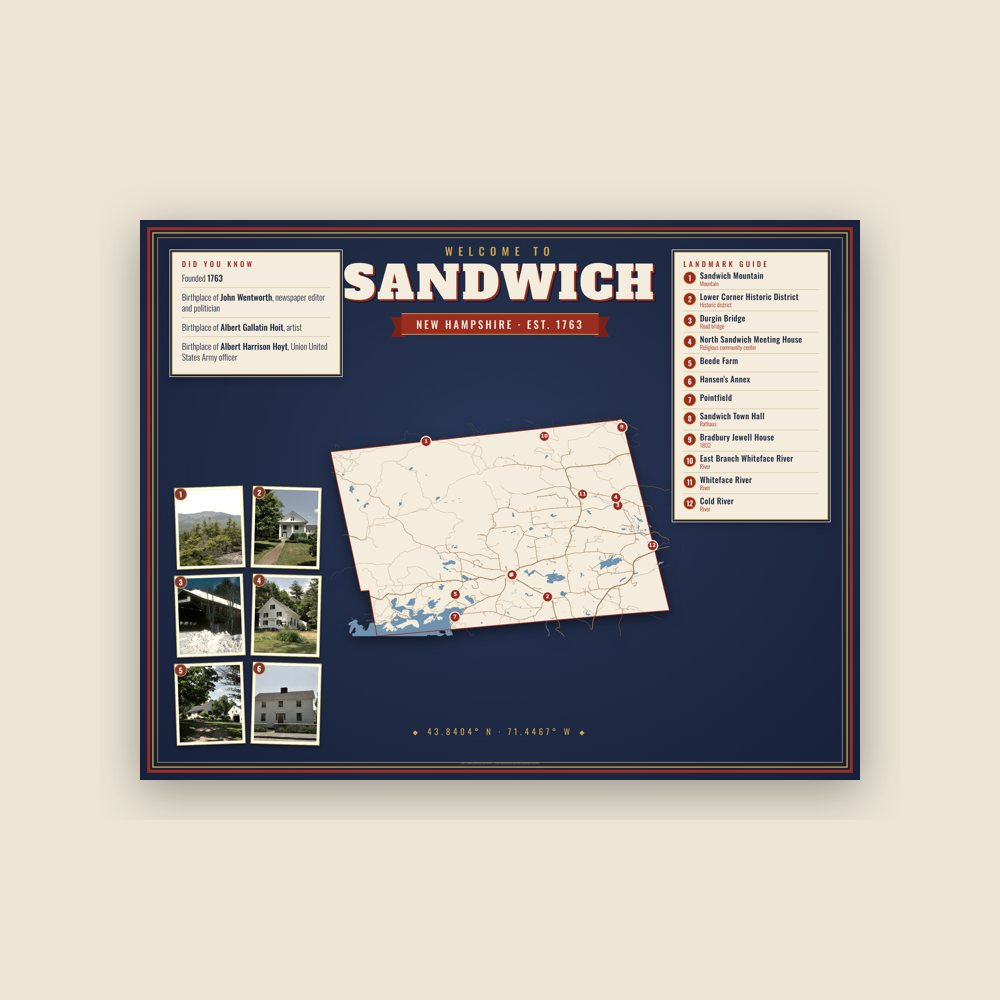 Sandwich Map Placemat