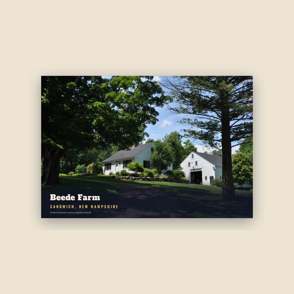 Sandwich Beede Farm Postcard