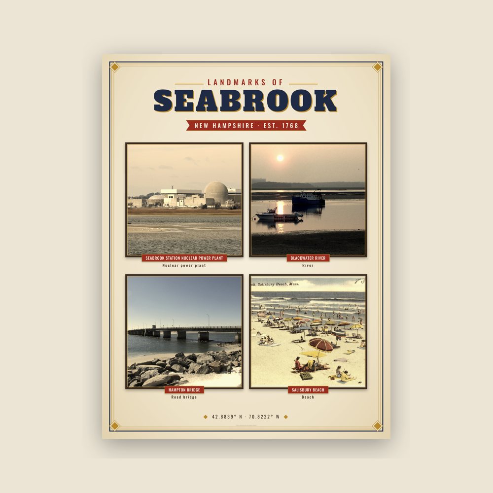 Seabrook Landmarks Photo Poster