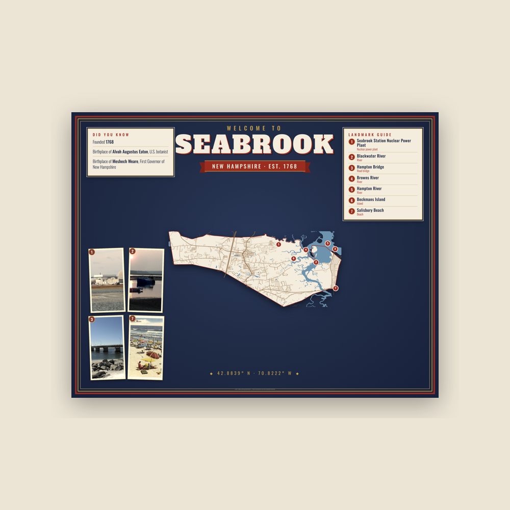 Seabrook Map Placemat