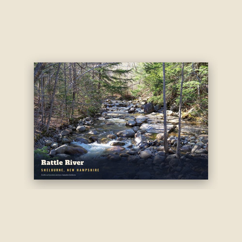 Shelburne Rattle River Postcard