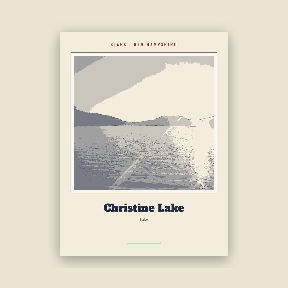 Stark Christine Lake Landmark Print