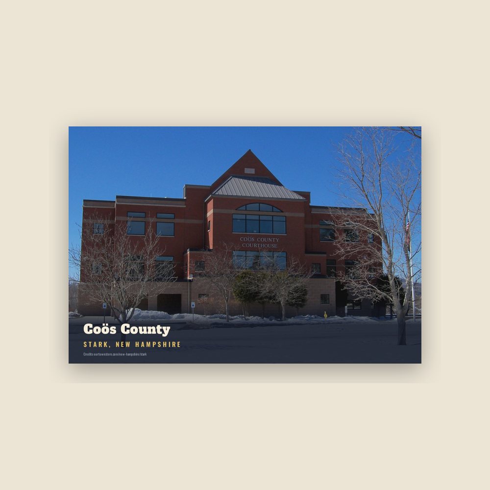 Stark Coös County Postcard