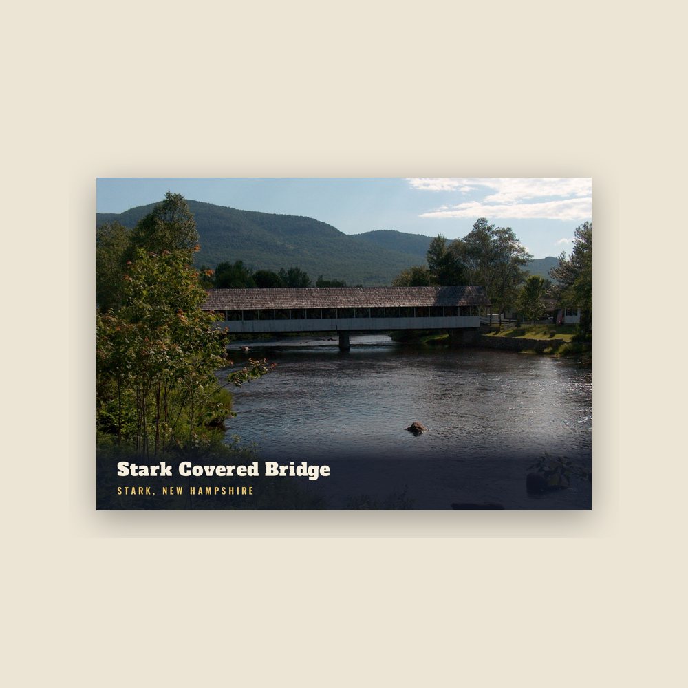 Stark Stark Covered Bridge Postcard